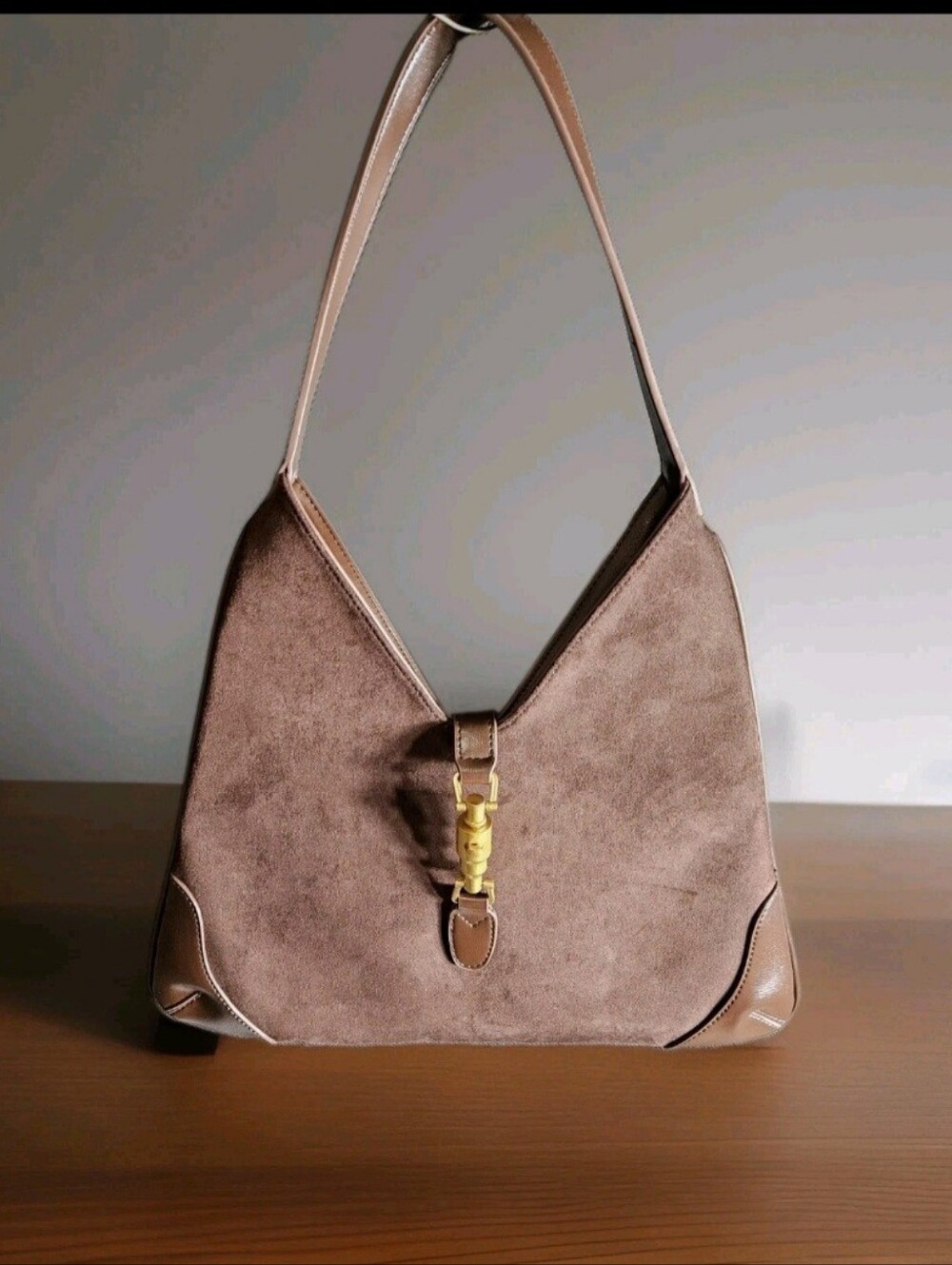 Urban Revivo Brown Faux Suede Shoulder Hobo Bag - Viral Tik Tok Gucci Look Alike